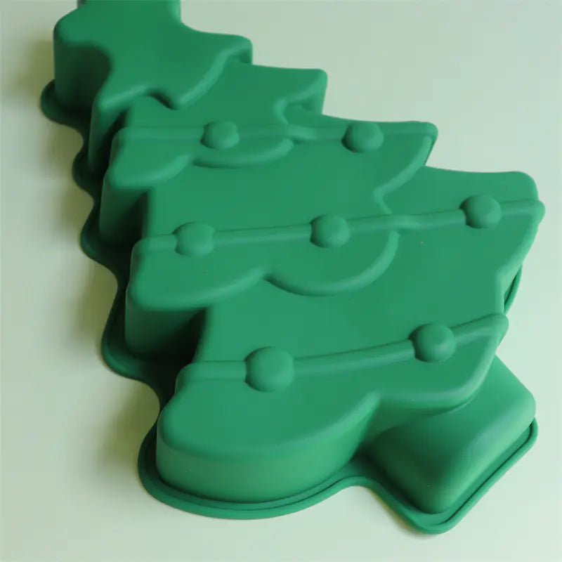 Silicone Christmas Tree Cake Mould Baking Pan 30×21.5×4 cm