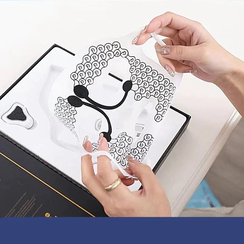 Facial Mask EMS Vibration Massager – Face Lifting & Firming Device